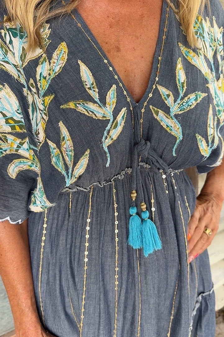 Misty Canyon Cotton Dress