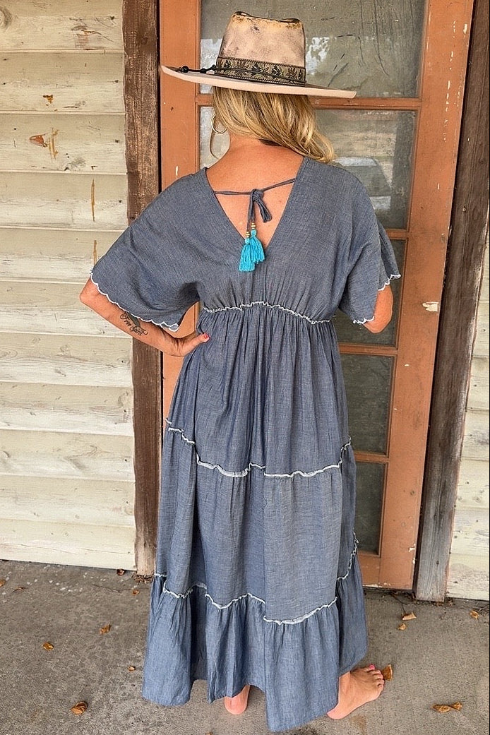 Misty Canyon Cotton Dress