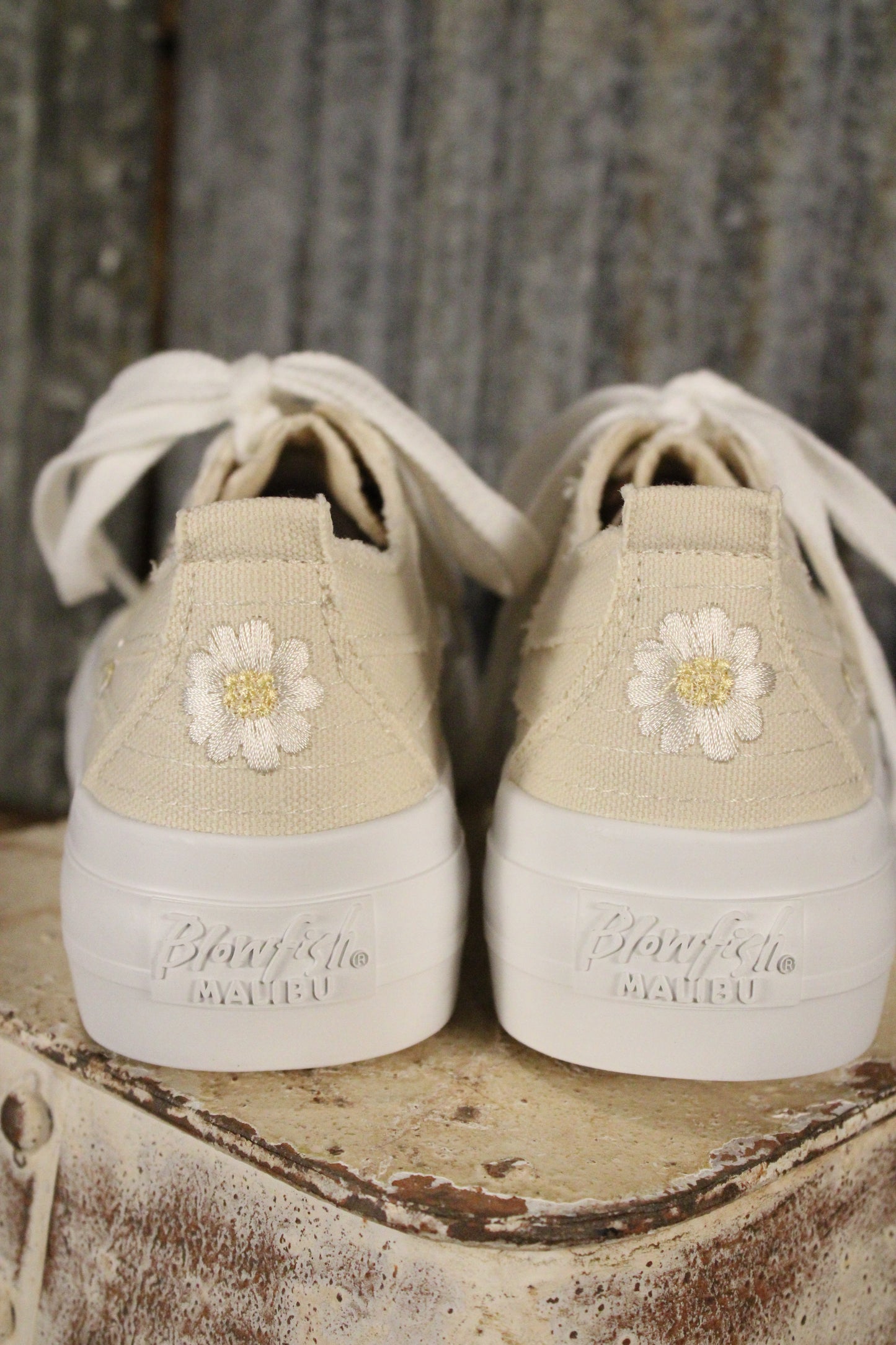 Sadie Sun 8 Embroidered White Desert