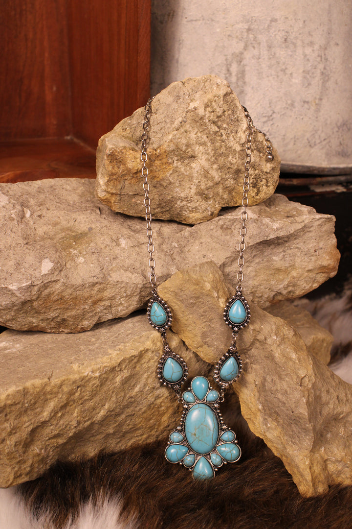 Timeworn Treasure Turquoise Necklace