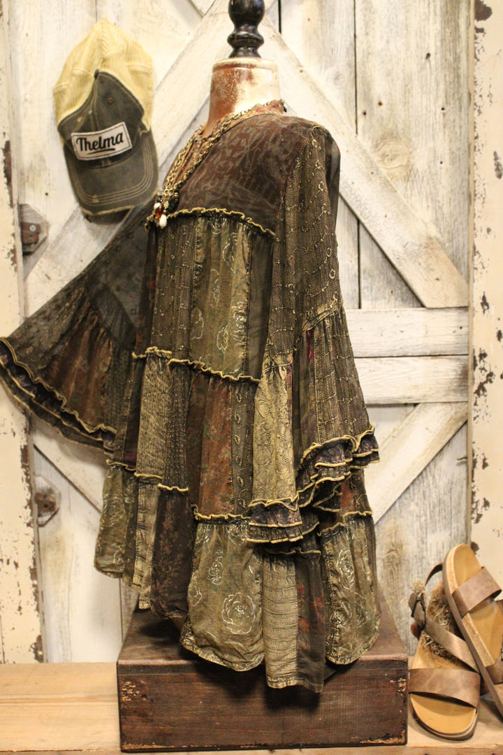 Weekend Hippie Amber Patchwork Tunic