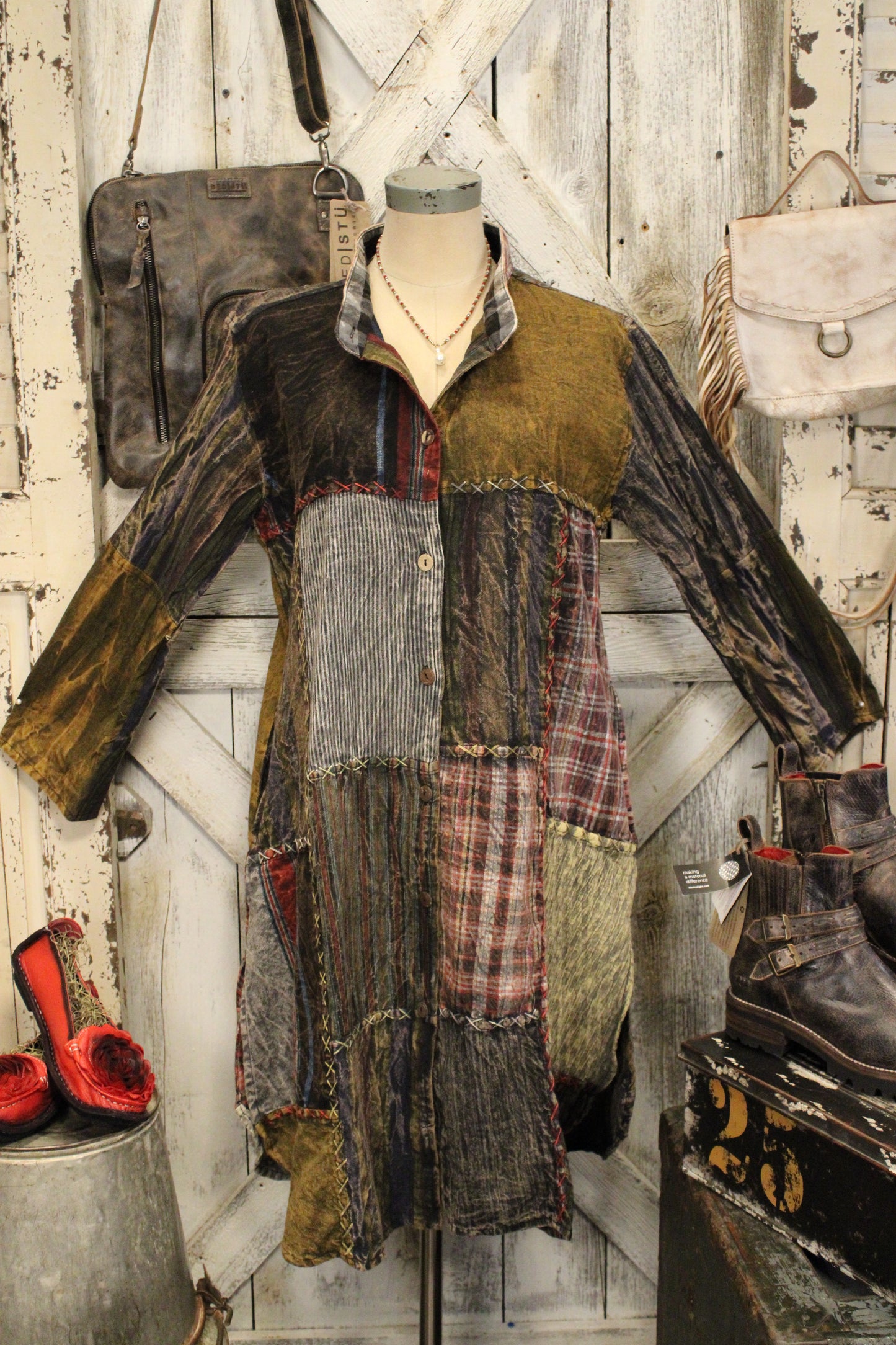 Wander & Weave Patchwork Dress