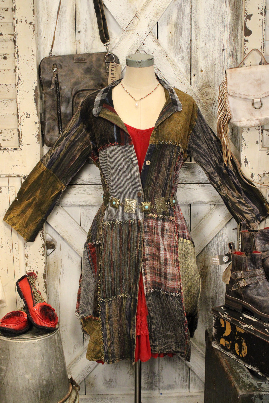 Wander &amp; Weave Patchwork Dress