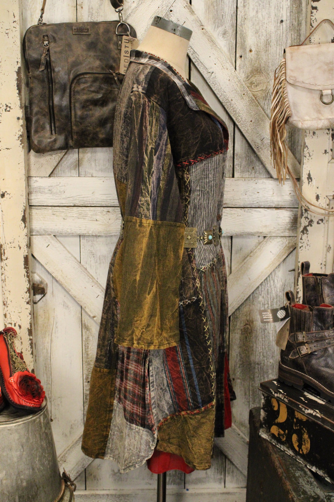 Wander &amp; Weave Patchwork Dress