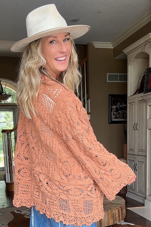 Ginger Crochet Cardigan