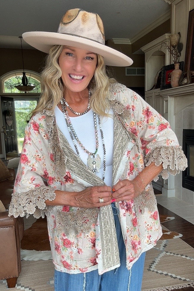 Lace Petal Cardigan