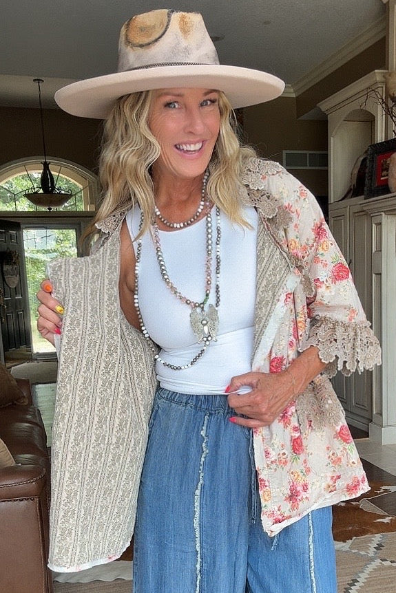 Lace Petal Cardigan