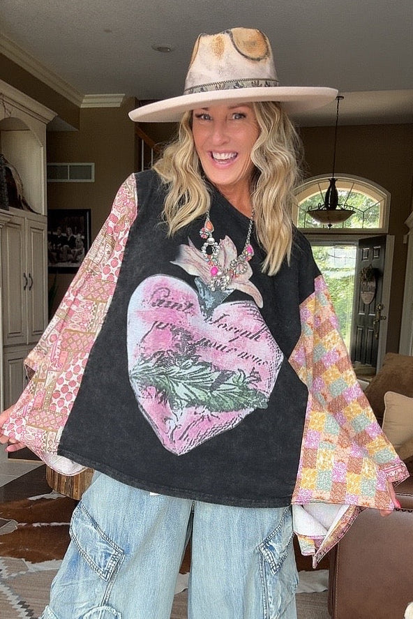Vintage Garden Poncho