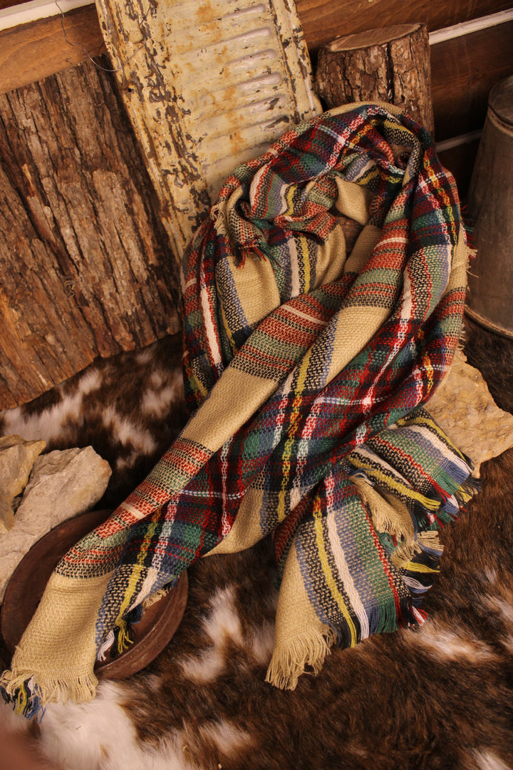Holiday Hearth Plaid Scarf