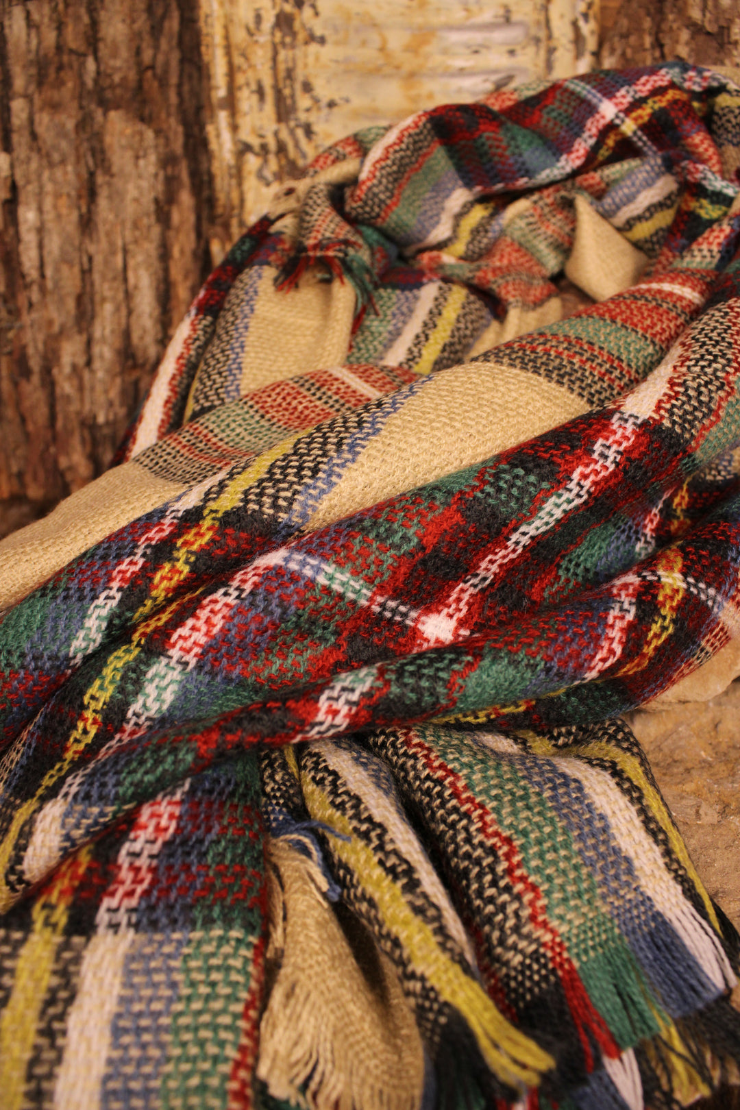Holiday Hearth Plaid Scarf