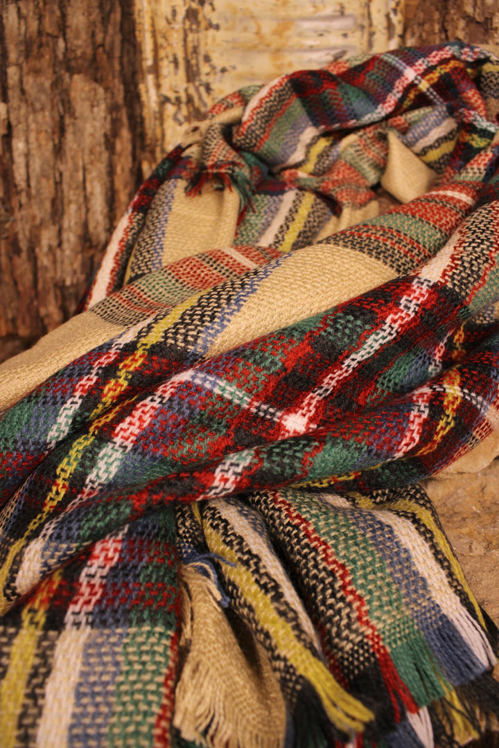 Holiday Hearth Plaid Scarf