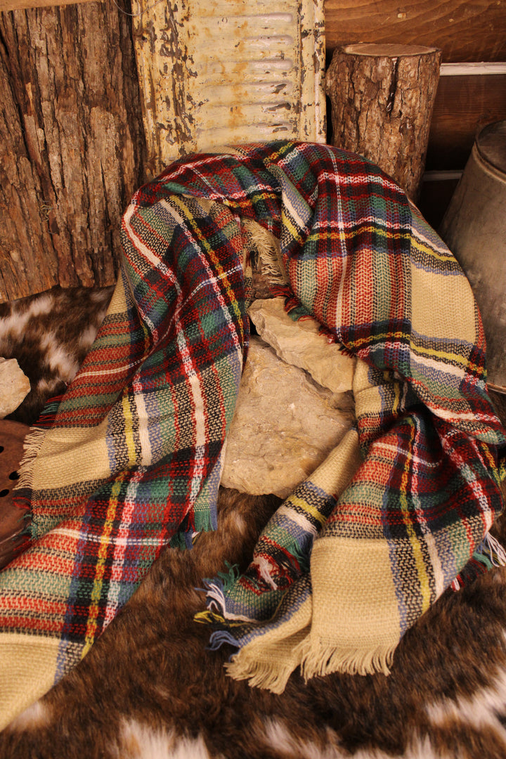 Holiday Hearth Plaid Scarf