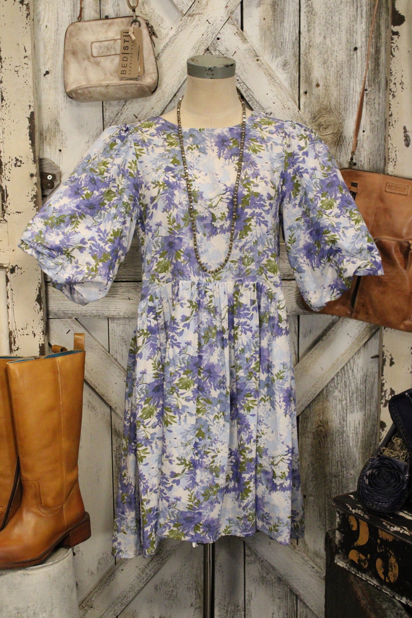 Periwinkle Romance Dress