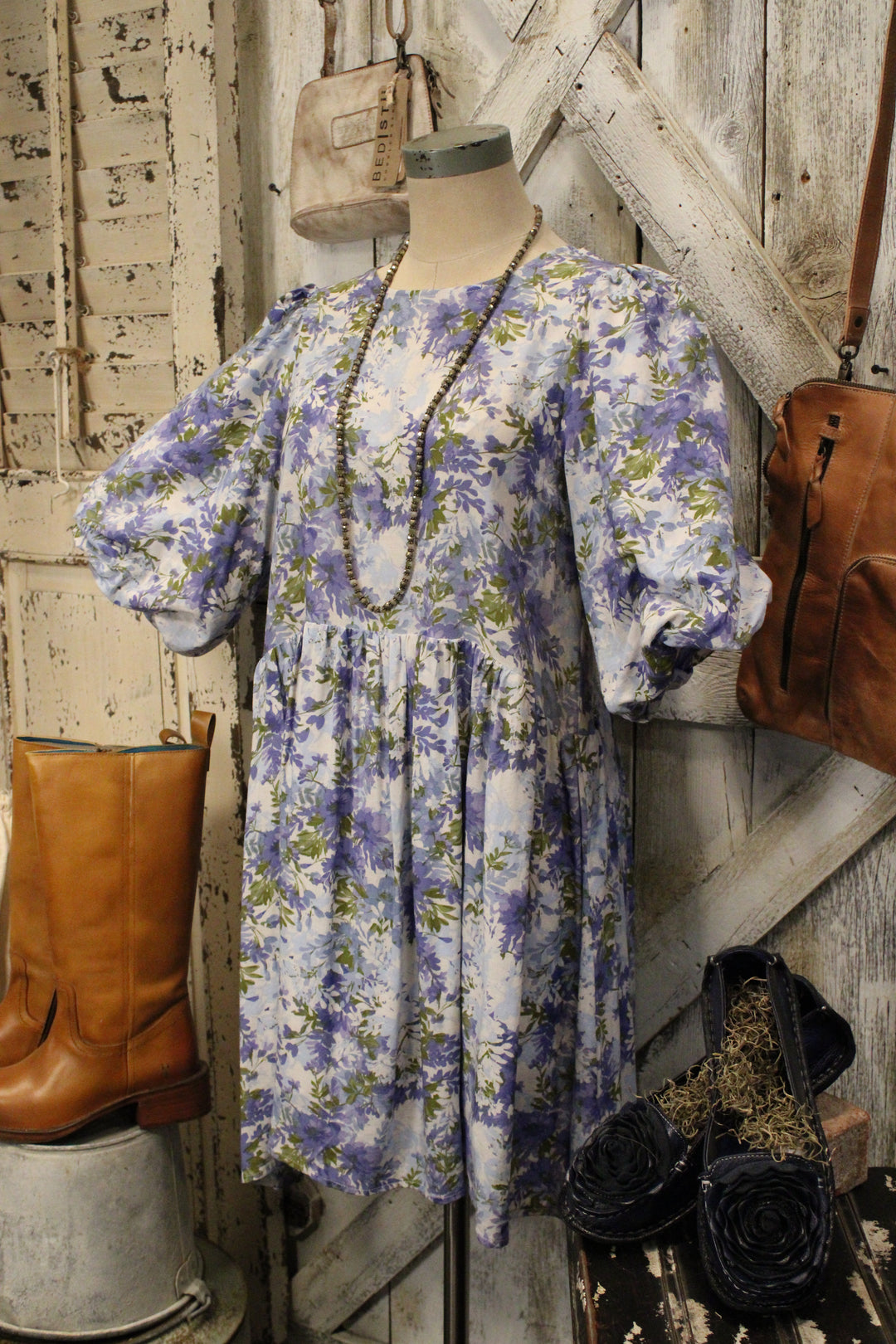 Periwinkle Romance Dress