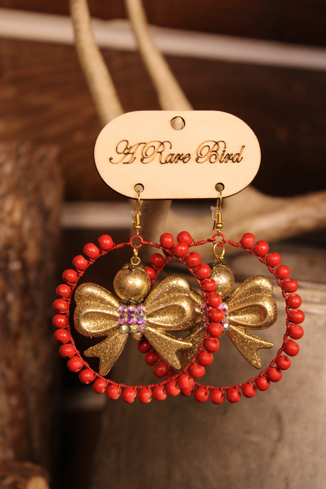 Berry Merry Bows Earrings