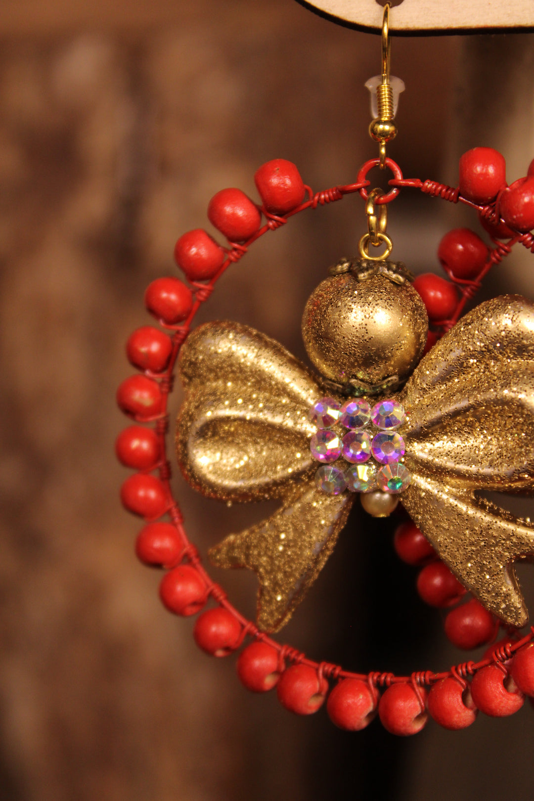 Berry Merry Bows Earrings