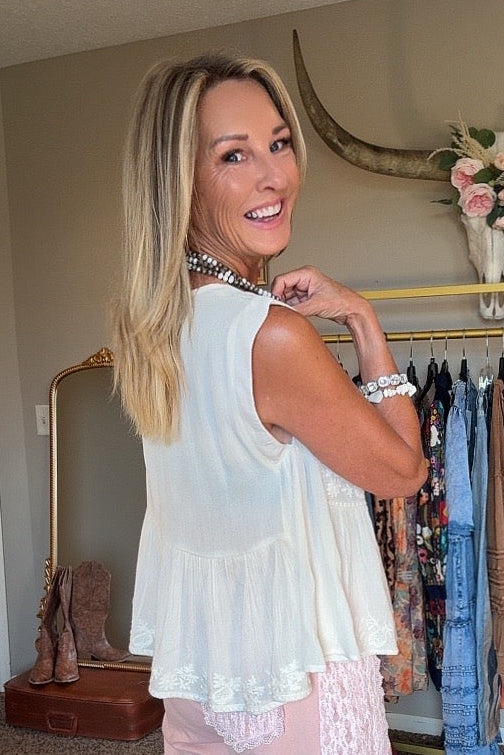 Desert Ivory Top