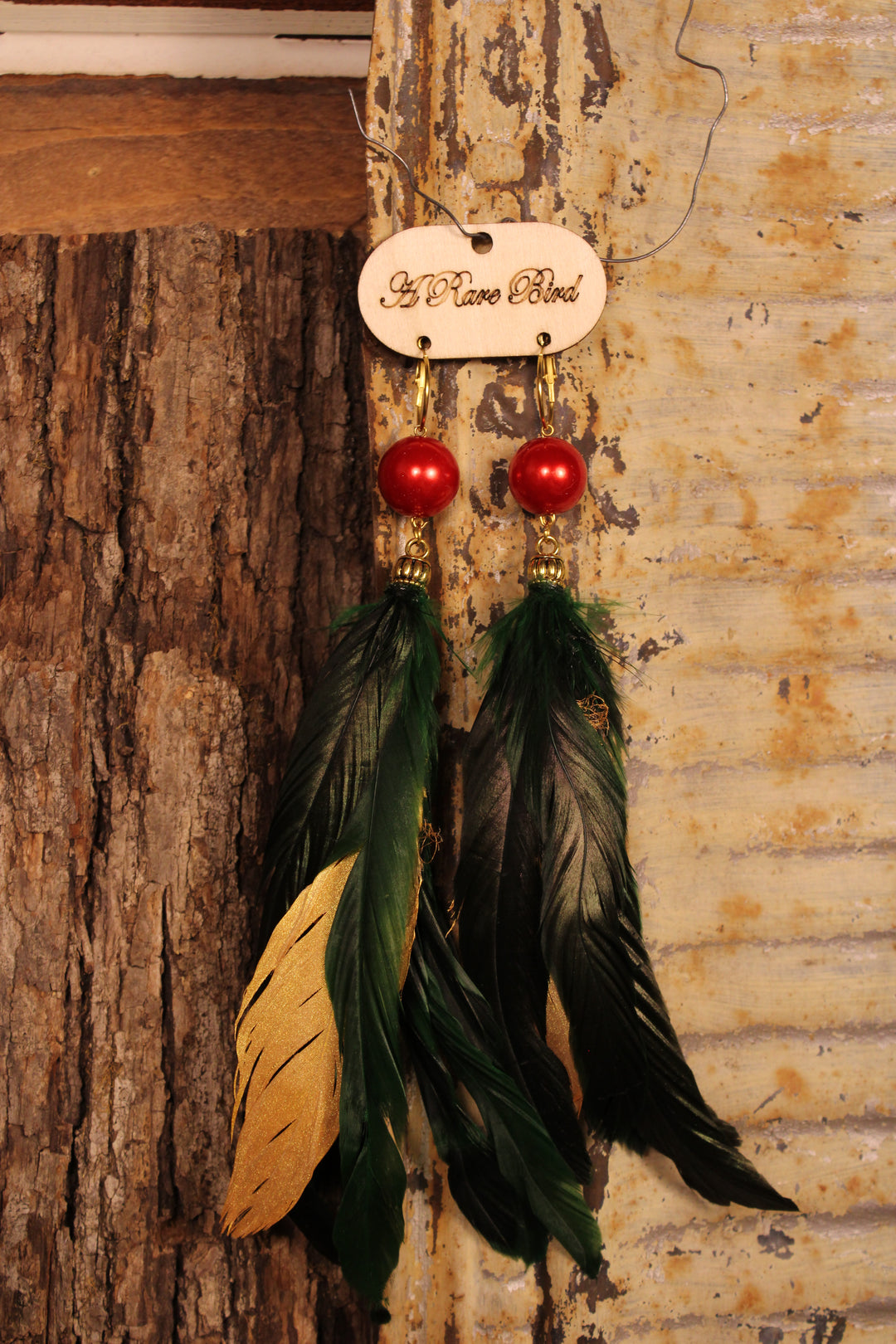 Festive Forest Plumes Earrings
