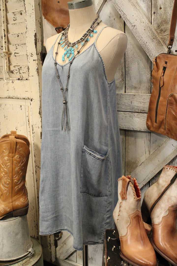Carefree Cutie Denim Dress