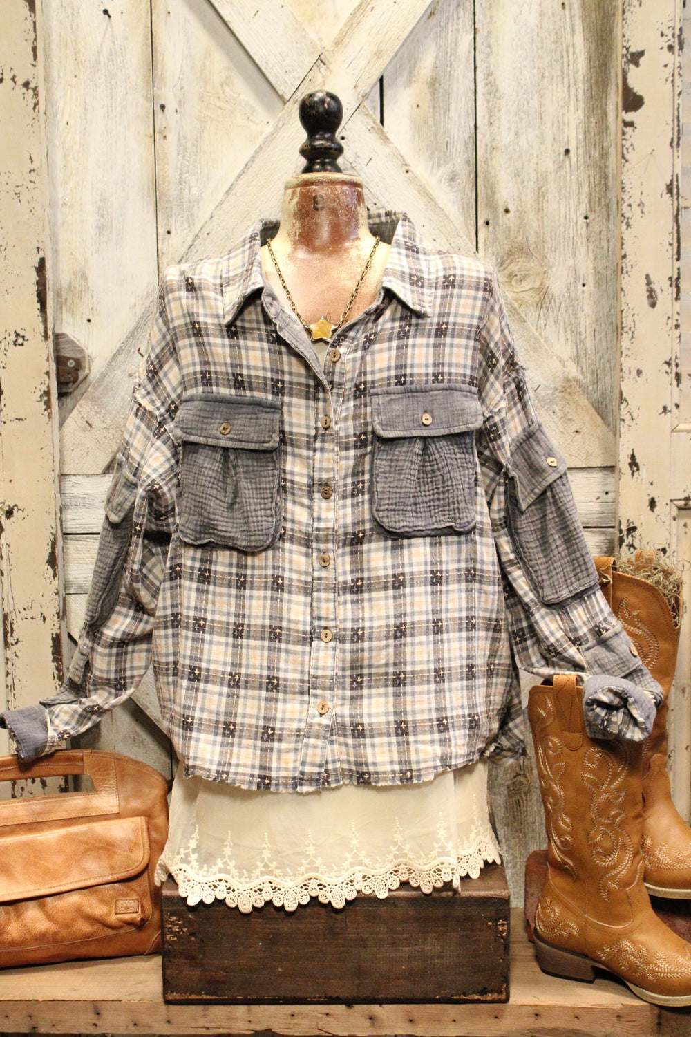 Plaids &amp; Pockets Shirt