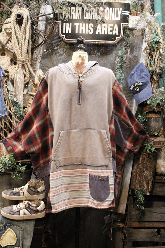 Zipped & Ripped Hoodie