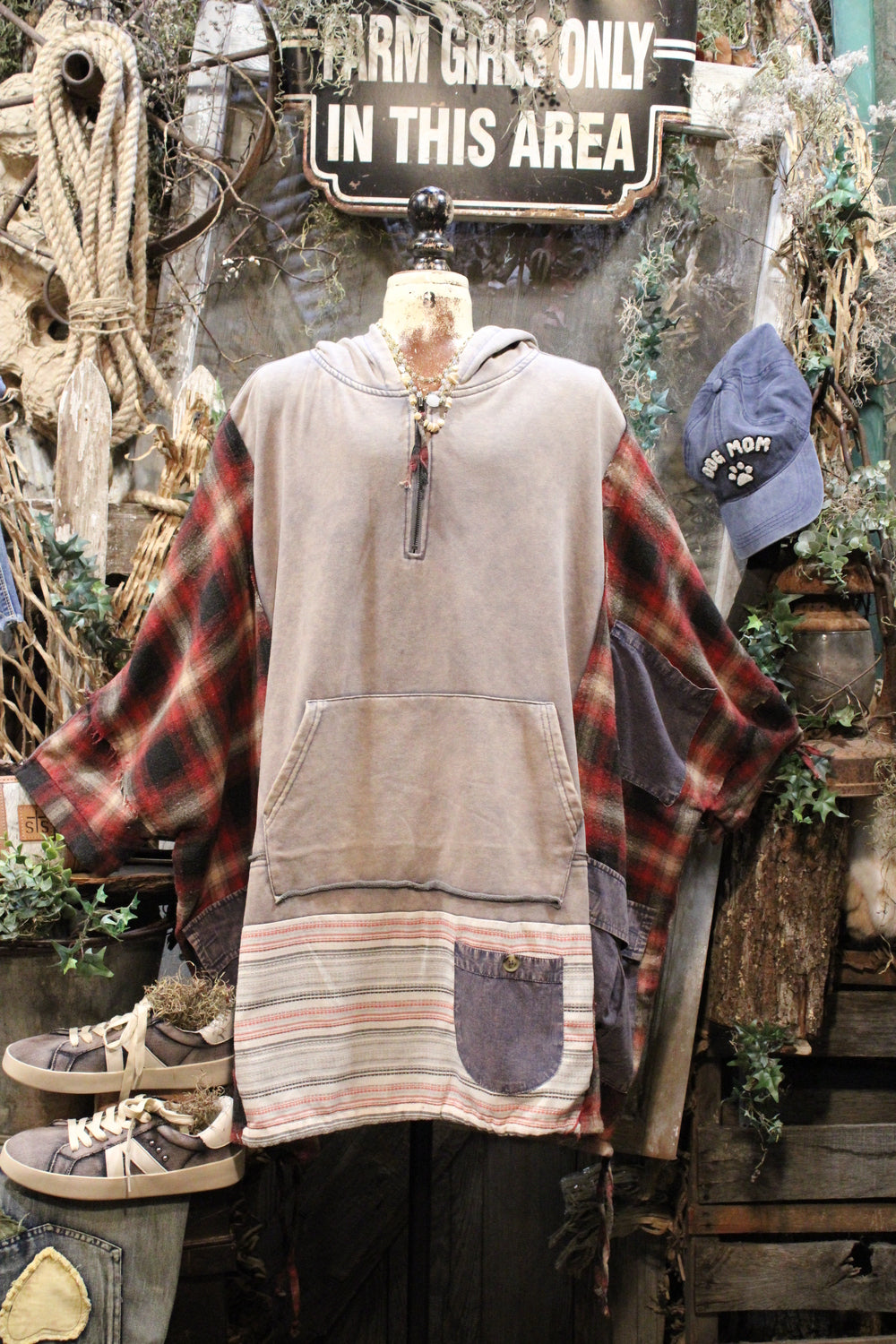 Zipped & Ripped Hoodie