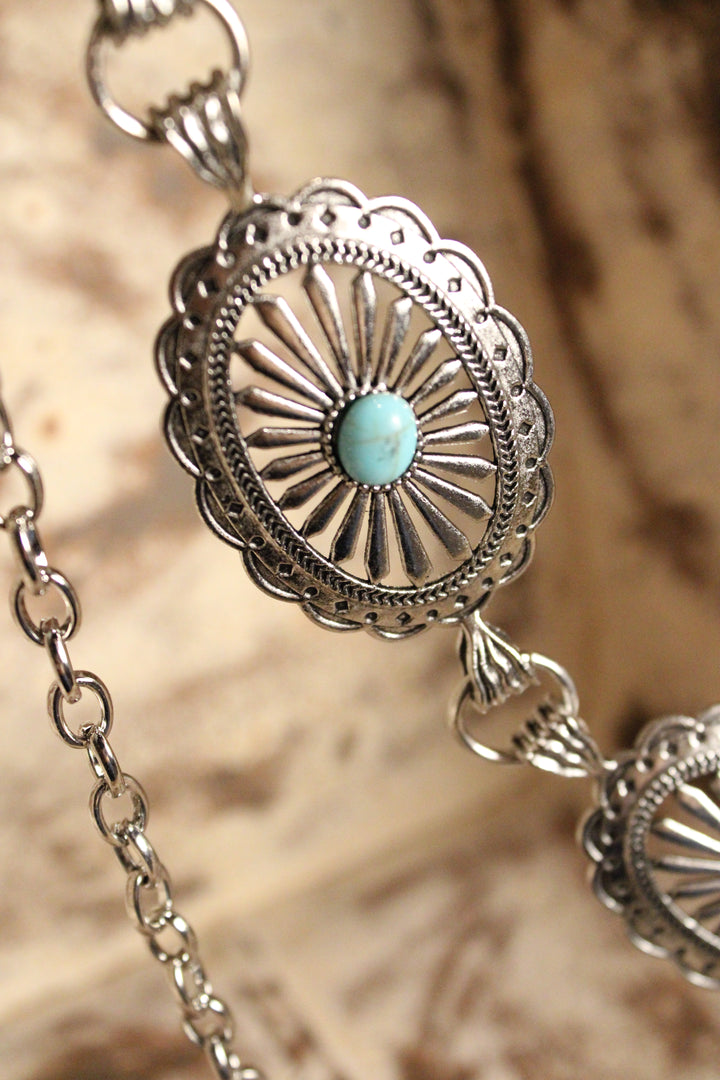 Heirloom Turquoise Concho Belt