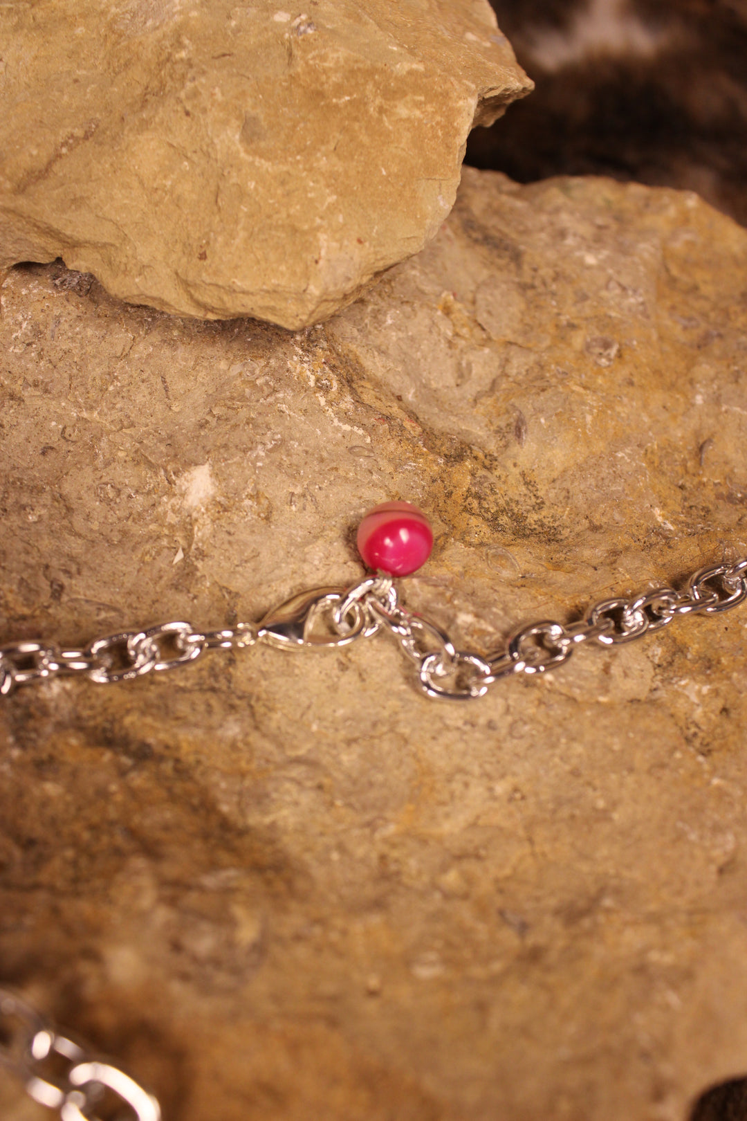 Holly Jolly Horizontal Santa Necklace