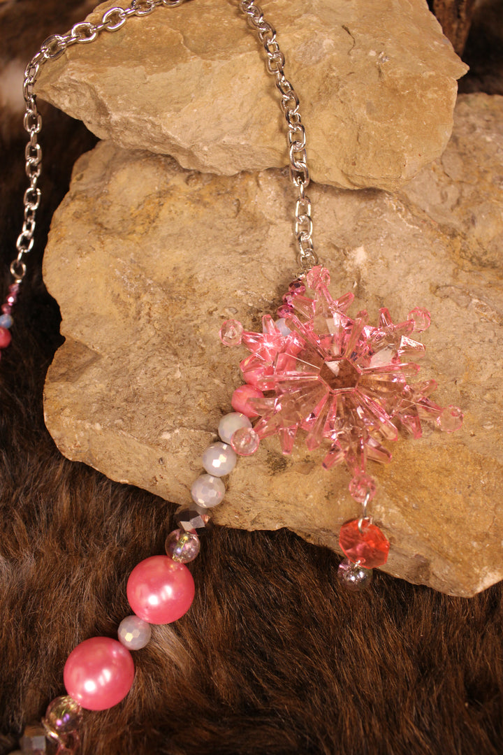Holly Jolly Portrait Santa Necklace