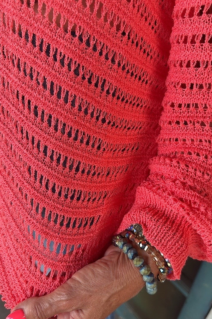 Blush Coral Sweater