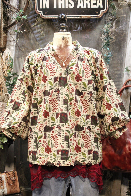 Fern Berry Blouse
