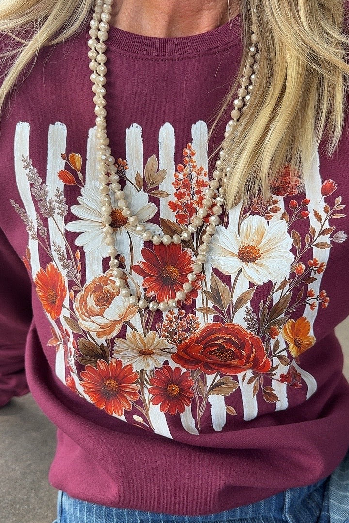FGO Vintage Wildflower Sweatshirt