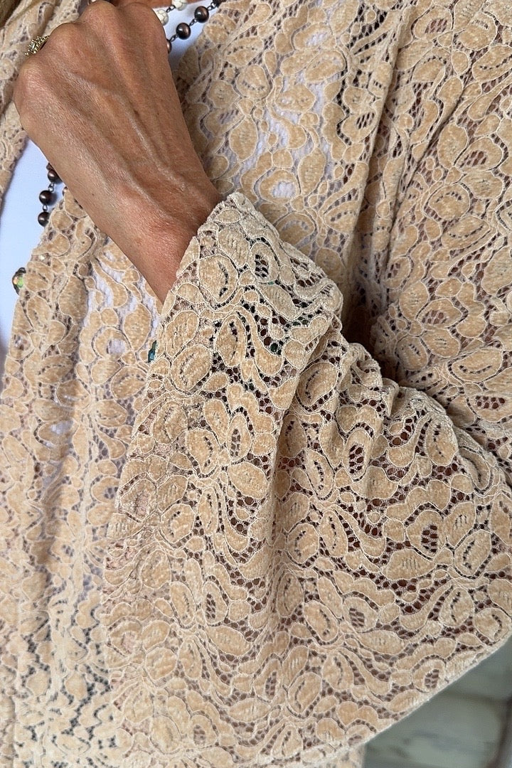 Desert Rose High-Low Cardigan