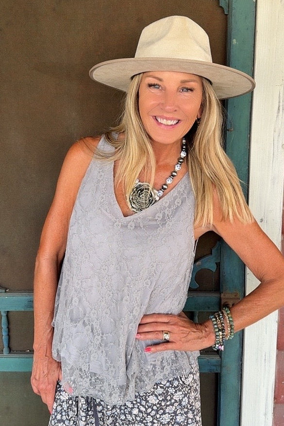 Silver Shimmer Tank