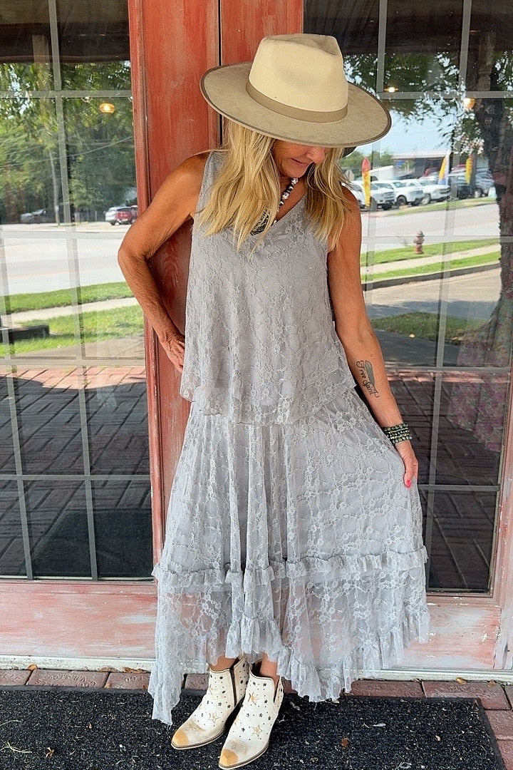 Silver Shimmer Tank