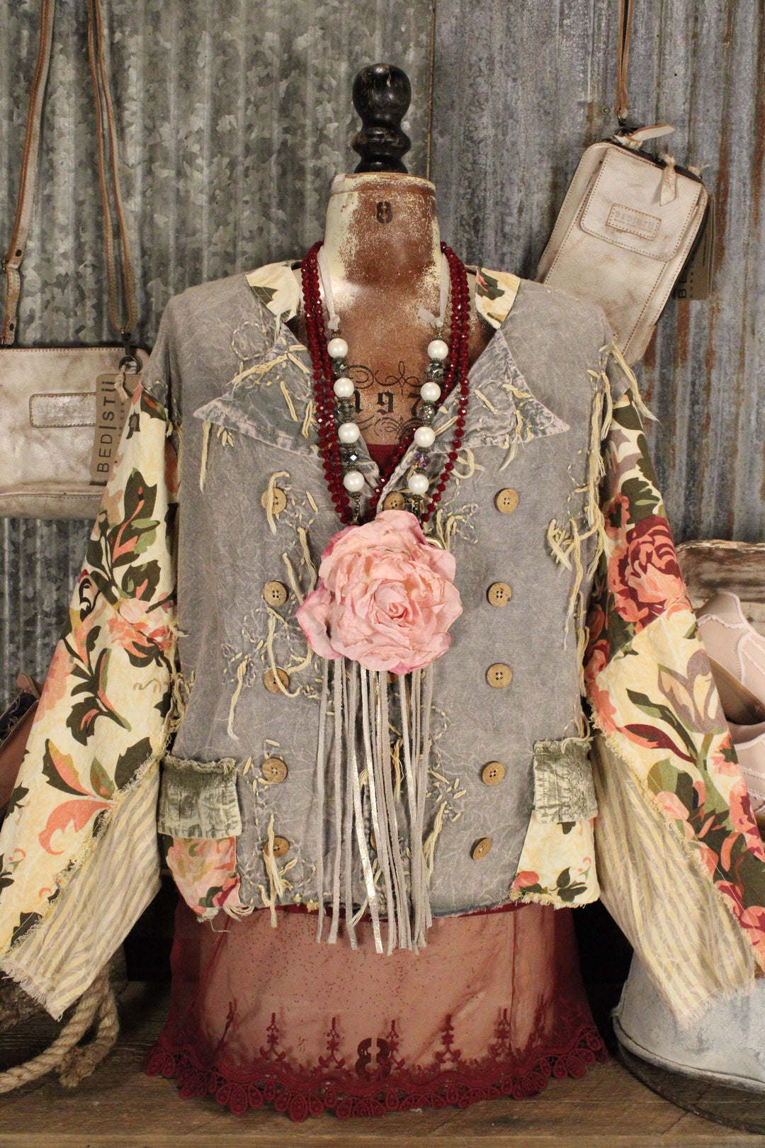 Vintage Rose Stitch Jacket
