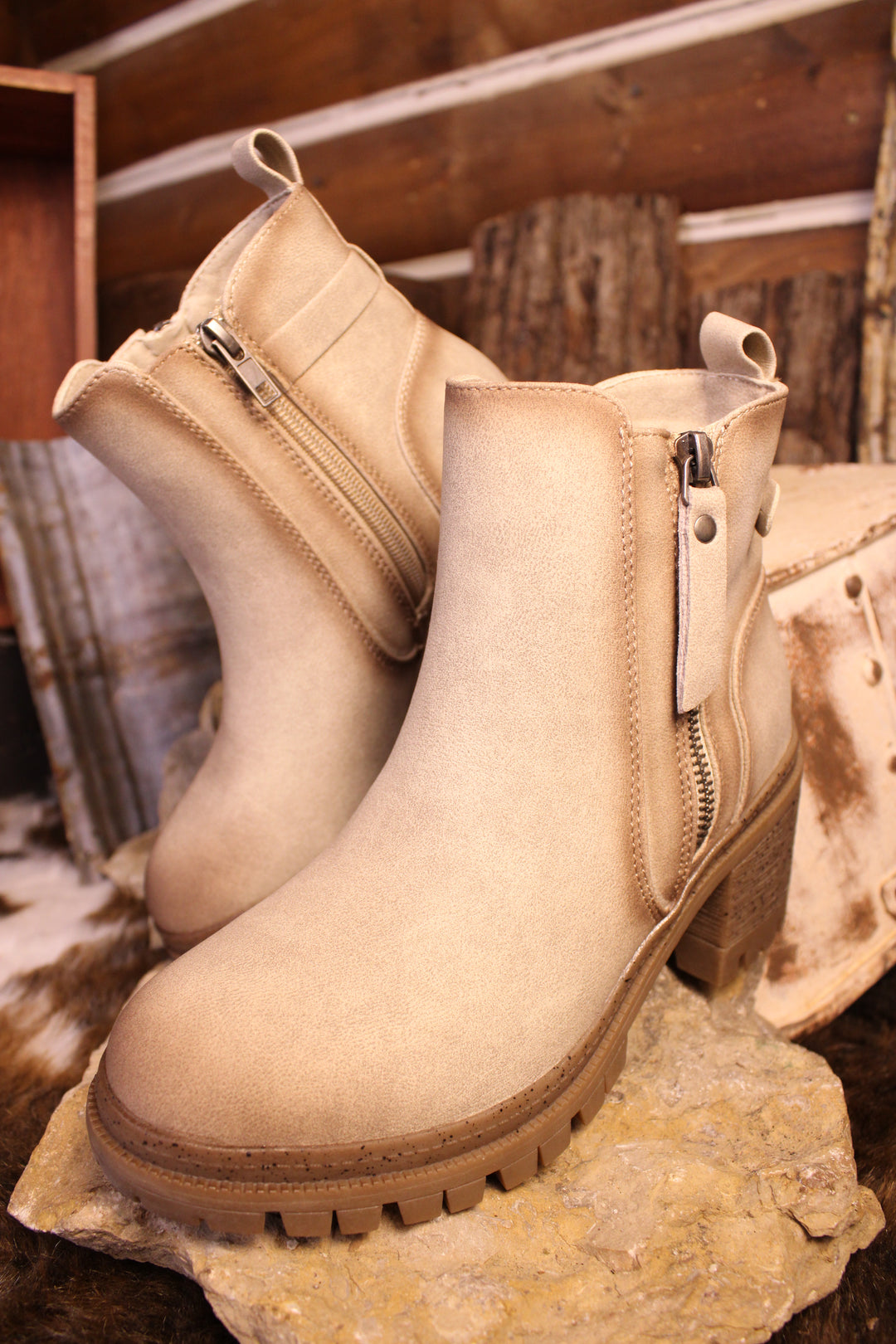 Maeve Beige Boots