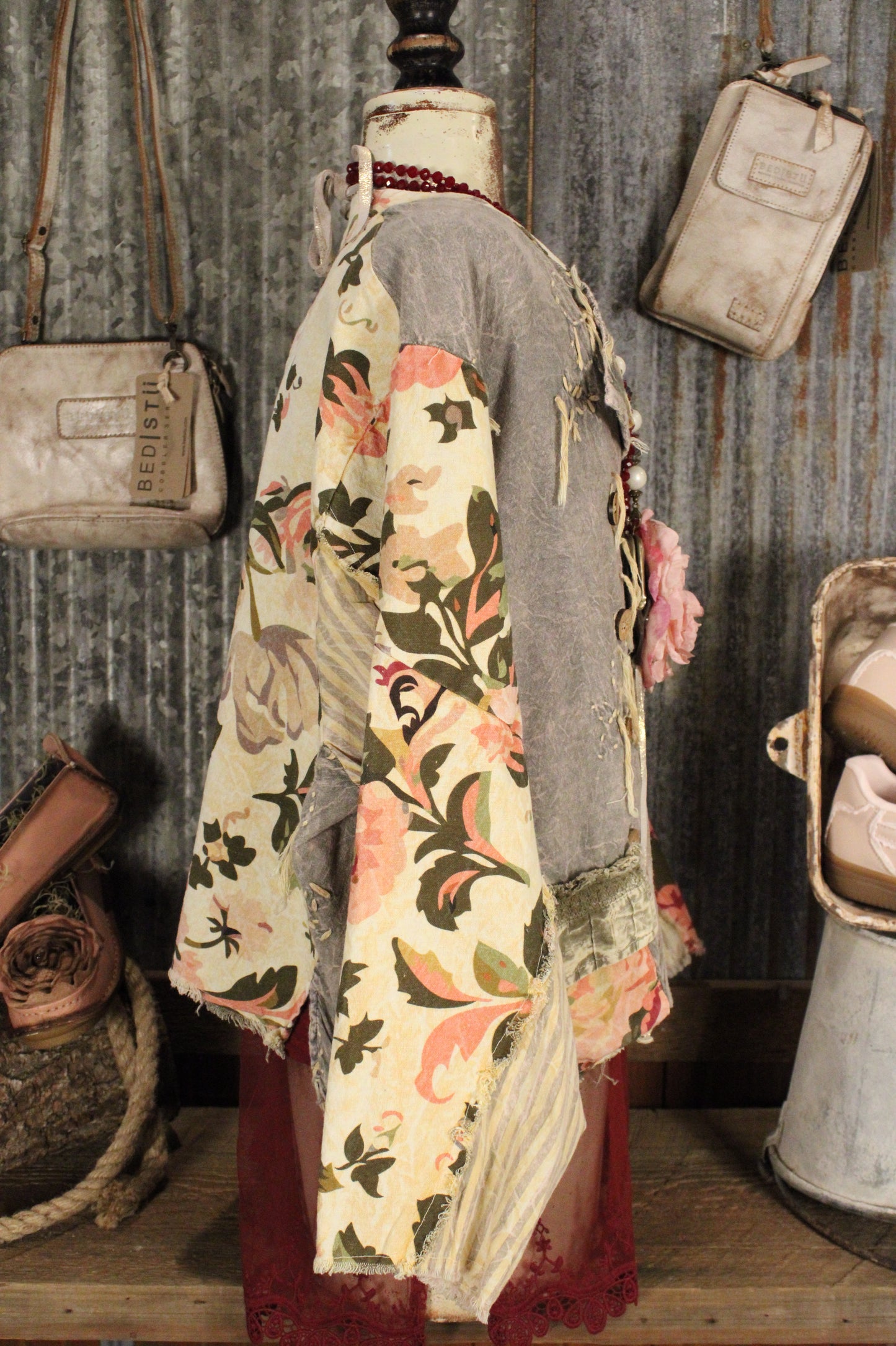 Vintage Rose Stitch Jacket