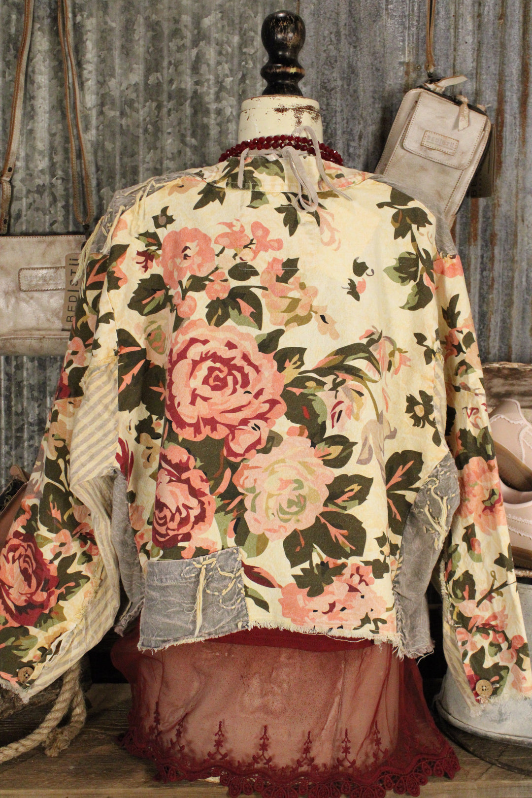 Vintage Rose Stitch Jacket