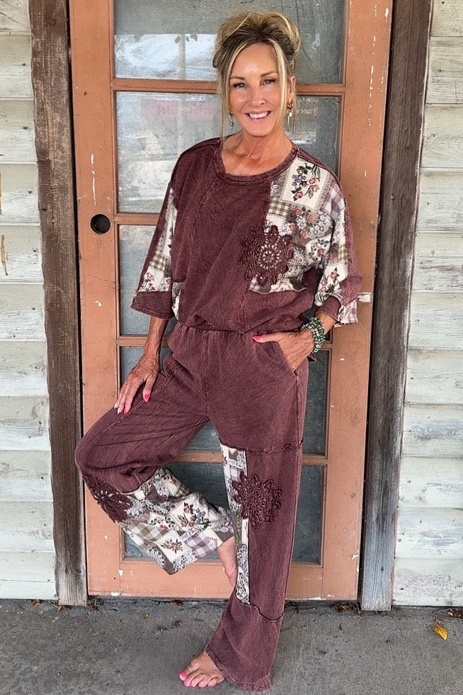 Journey Burgundy Pants
