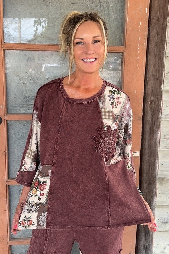 Journey Burgundy Top