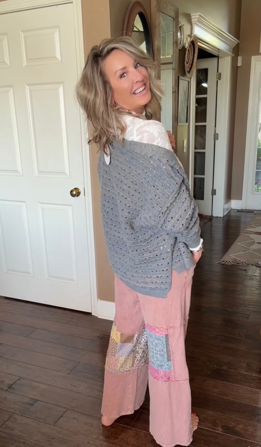 Dusty Porch Gray Cardigan