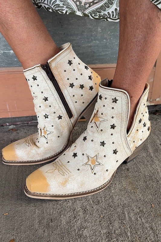 Celestial Stardust Western Booties