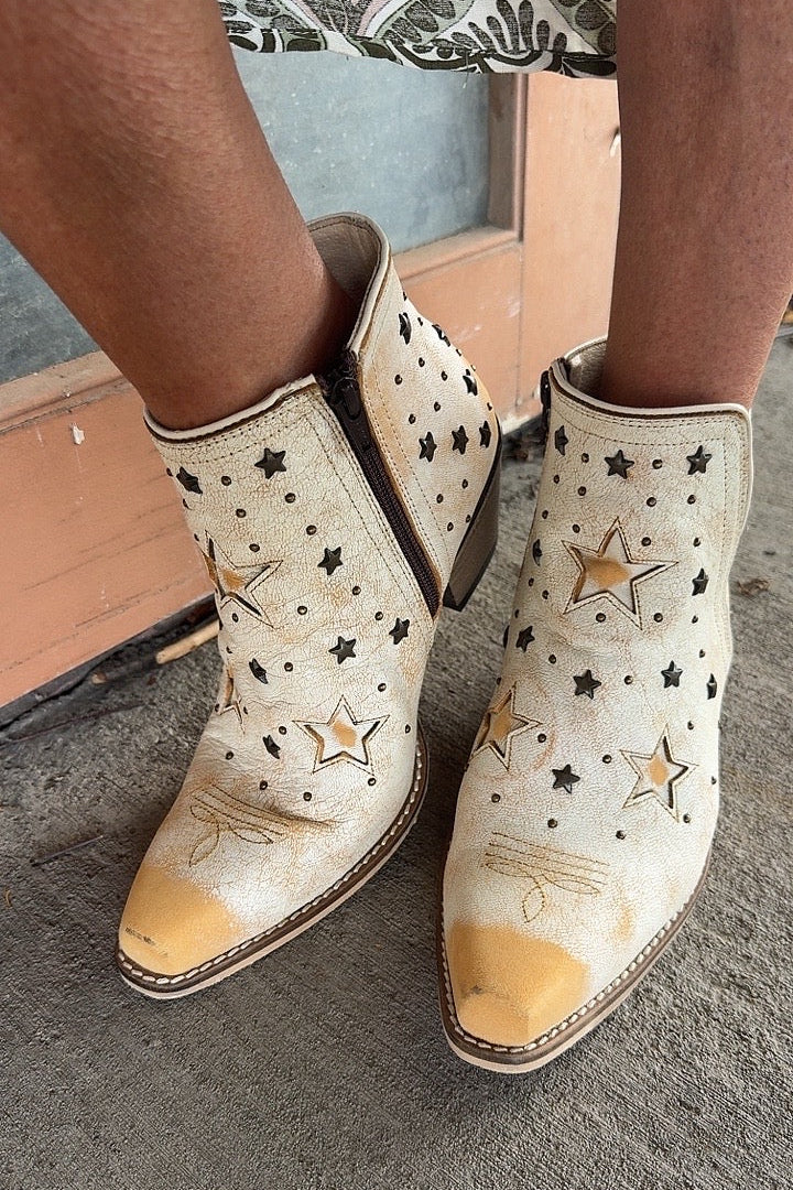 Celestial Stardust Western Booties
