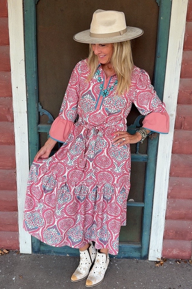 Sunlit Pink Dress