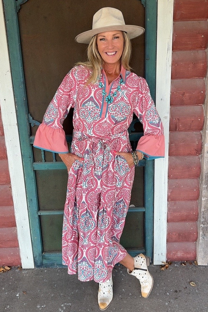 Sunlit Pink Dress