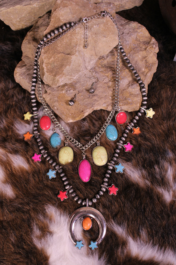 Cosmic Cowgirl Layered Necklace