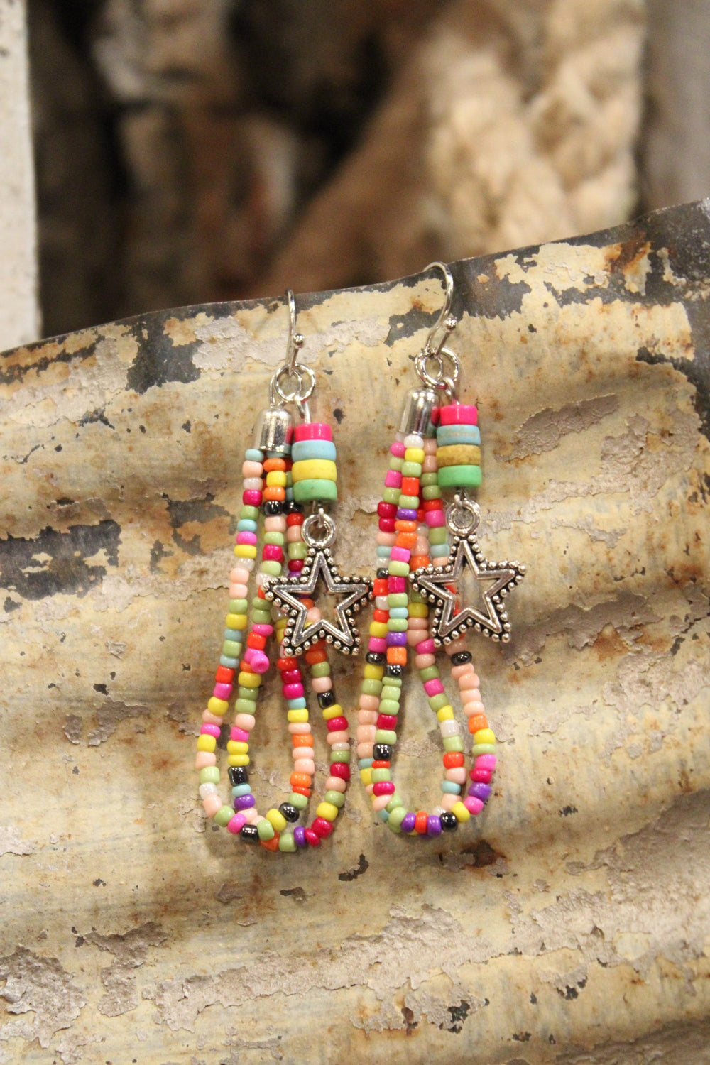 Pastel Star Earrings