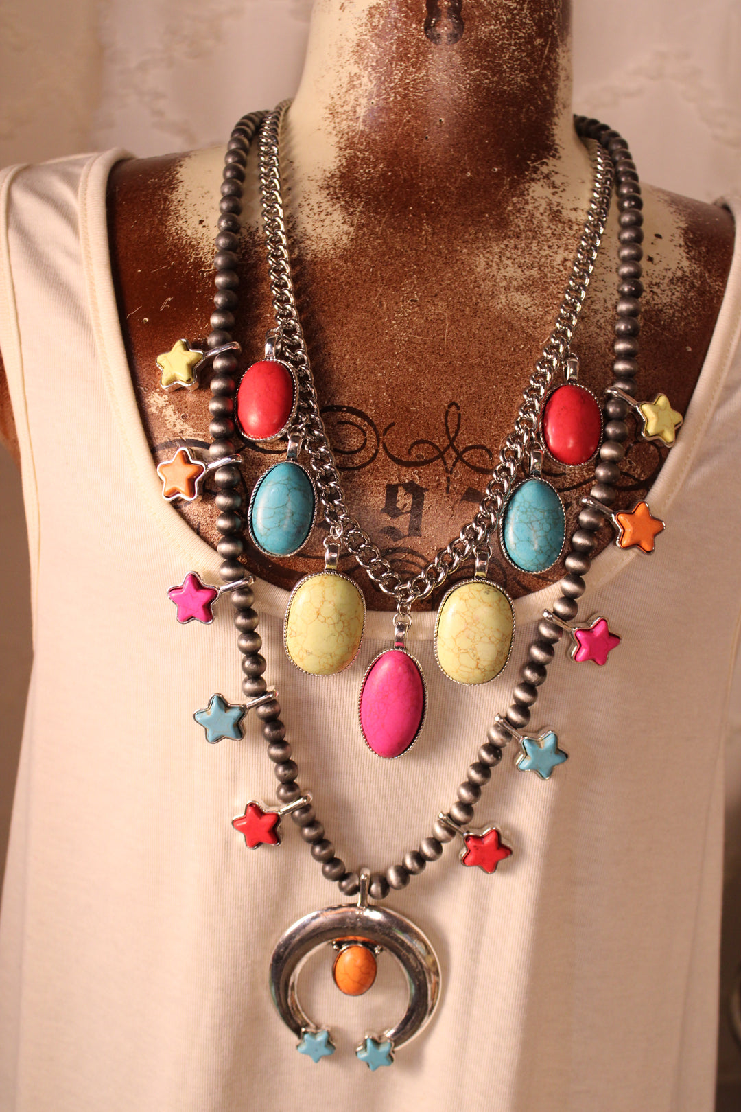 Cosmic Cowgirl Layered Necklace