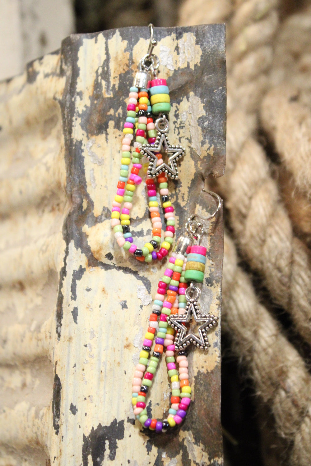 Pastel Star Earrings